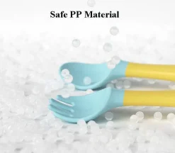 Biegbares Löffel-Gabel-Set für Babys – weiches, flexibles Besteck für Kleinkinder