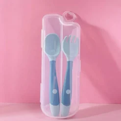 Biegbares Löffel-Gabel-Set für Babys – weiches, flexibles Besteck für Kleinkinder