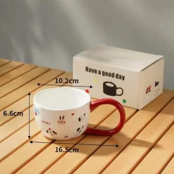 Big Ear Mug - Lustige Kaffee- und Haferflockentasse aus Keramik
