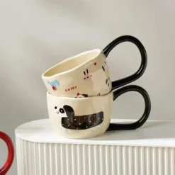 Big Ear Mug - Lustige Kaffee- und Haferflockentasse aus Keramik