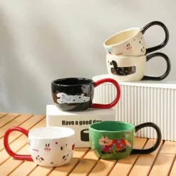 Big Ear Mug - Lustige Kaffee- und Haferflockentasse aus Keramik