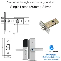 Biometrisches Fingerabdruck-Türschloss - Intelligentes Sicherheitszugangssystem
