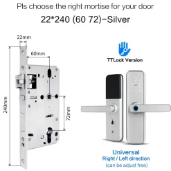 Biometrisches Fingerabdruck-Türschloss - Intelligentes Sicherheitszugangssystem