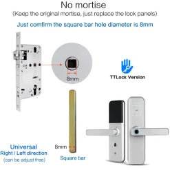 Biometrisches Fingerabdruck-Türschloss - Intelligentes Sicherheitszugangssystem