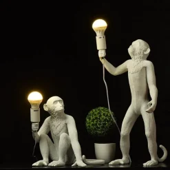 Black Monkey Pendant Lamp - Modern Ceiling Light Fixture