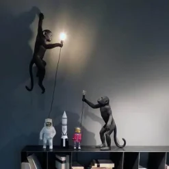 Black Monkey Pendant Lamp - Modern Ceiling Light Fixture