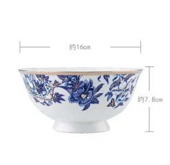 Blue Lotus Geschirr-Teeservice – Elegantes Keramikgeschirr