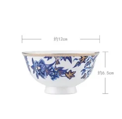Blue Lotus Geschirr-Teeservice – Elegantes Keramikgeschirr
