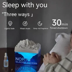 Bluetooth Aromatherapie Lautsprecher Nachtlampe - Iceberg Design