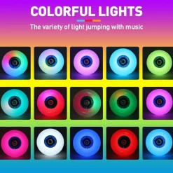 Bluetooth LED Ceiling Light Bulb with Music Feature