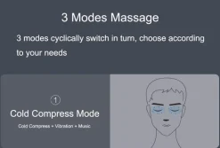 Bluetooth-Augenmassagegerät – Heiße Kompresse zur Stresslinderung