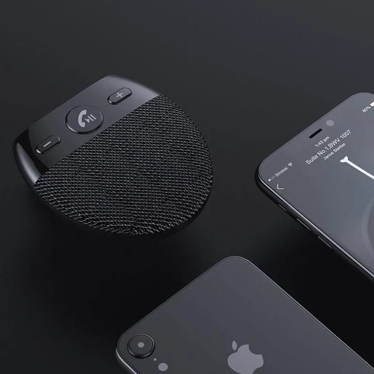 Bluetooth-Autolautsprecher für die Sonnenblende – kabelloses Multipoint-Audiogerät