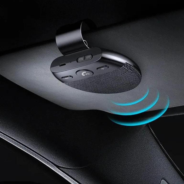 Bluetooth-Autolautsprecher für die Sonnenblende – kabelloses Multipoint-Audiogerät