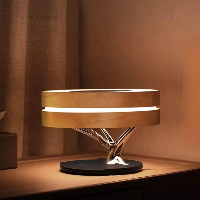Bluetooth-Lautsprecherlampe – Schreibtischlampe im Baumdesign