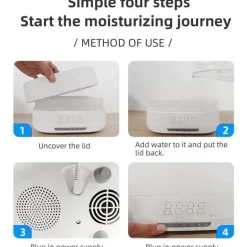 Bluetooth-Luftbefeuchter-Lautsprecher – 3-in-1-Mist-Tune-Gerät