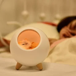 Bluetooth-Nachtlichtlautsprecher - Tragbare mehrfarbige LED-Lampe