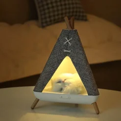 Bluetooth-Nachtlichtlautsprecher - Tragbare mehrfarbige LED-Lampe