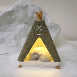 Bluetooth-Nachtlichtlautsprecher - Tragbare mehrfarbige LED-Lampe