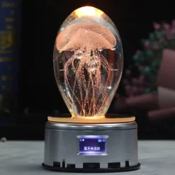 Bluetooth-Quallen-Nachtlicht – Stimmungslampe mit Musik