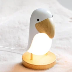 Bluetooth-Specht-Nachtlicht – Stilvolle Einschlafhilfe und Stimmungsaufheller