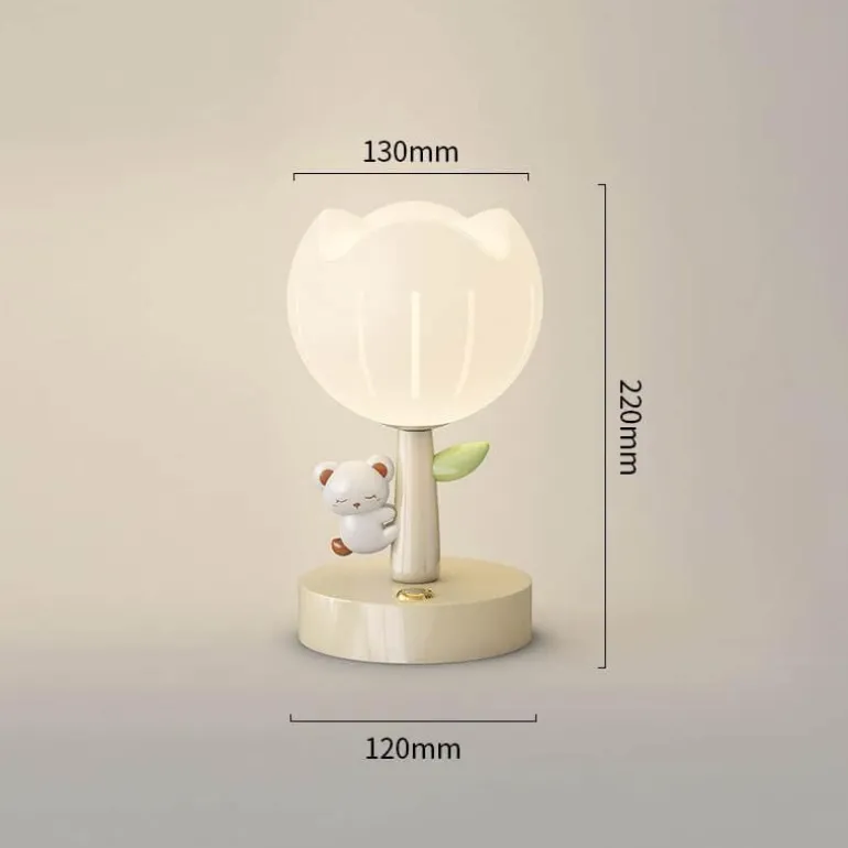 Blumen-Tischlampe – Niedliche dekorative Leuchte