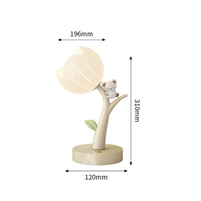 Blumen-Tischlampe – Niedliche dekorative Leuchte