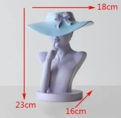 Blumentopf - Hübsche Frau Pflanzgefäß Statue