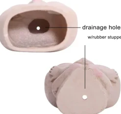 Blumentopf mit nordischem Peace-Design für Damen