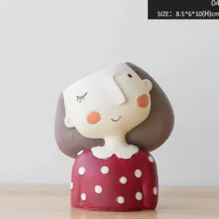 Blumentopfvase – Süße Wohndekoration für Mädchen