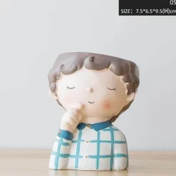 Blumentopfvase – Süße Wohndekoration für Mädchen