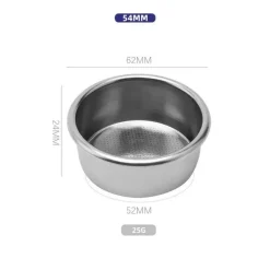 Bodenloser Espressofilter aus Edelstahl – Siebträger-Ersatz 515 x 458 mm