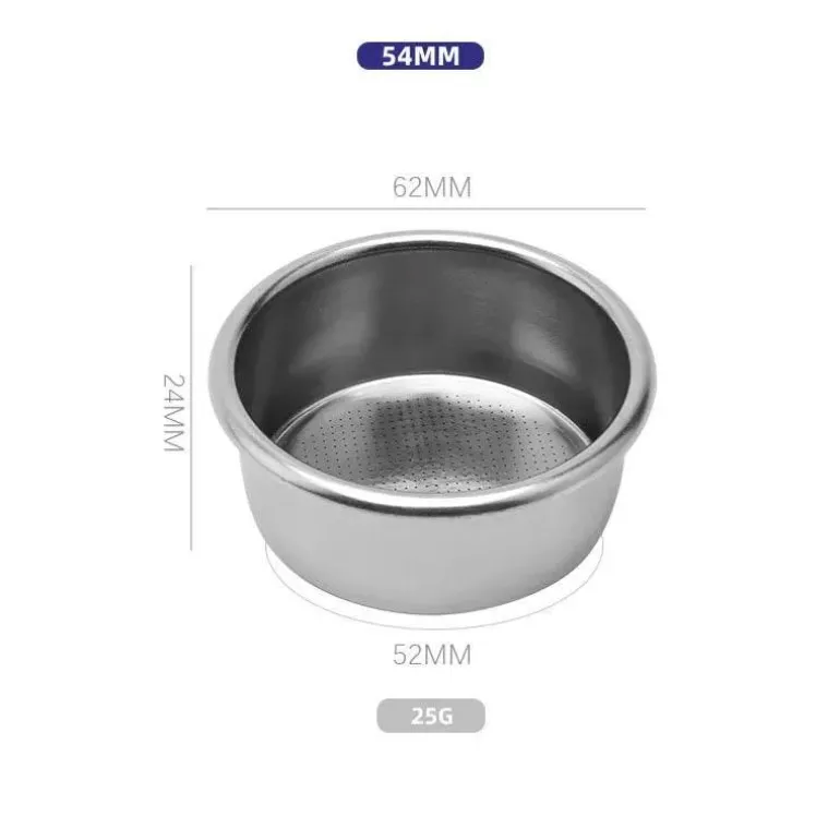 Bodenloser Espressofilter aus Edelstahl – Siebträger-Ersatz 515 x 458 mm