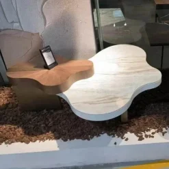 Bohemian Coffee Table - Nature-Inspired Wooden Design