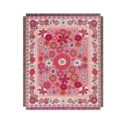 Boho Blumendecke - Gemütliches Sofadekor
