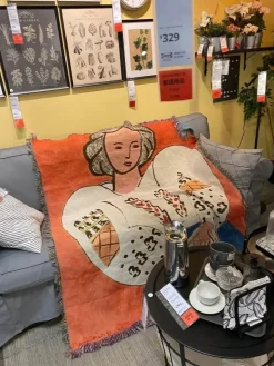 Boho Chic Überwurfdecke - Gemütliche Picknick- und Wohnzimmerdecke