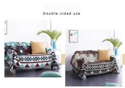 Boho Gestrickte Überwurfdecke - Gemütliches Boho Home Decor