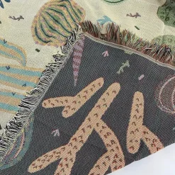 Boho Gobelindecke - Jacquard Picknick Sofa Dekor