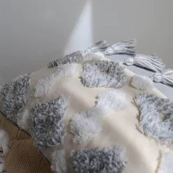 Boho Kissenbezug aus Baumwolle - Ethno Wohndekor Akzent