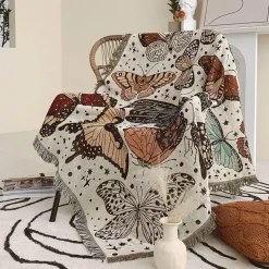 Boho Nordische Campingdecke - Schicke Sofadecke Home Decor