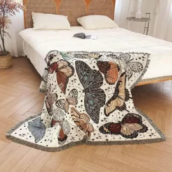 Boho Nordische Campingdecke - Schicke Sofadecke Home Decor