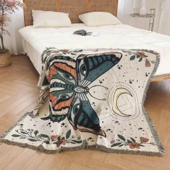 Boho Nordische Campingdecke - Schicke Sofadecke Home Decor