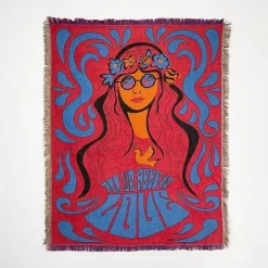 Boho Nordische Sofadecke - Gobelin Tagesdecke Dekor