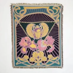 Boho Nordische Sofadecke - Gobelin Tagesdecke Dekor