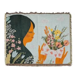 Boho Nordische Sofadecke - Gobelin Tagesdecke Dekor