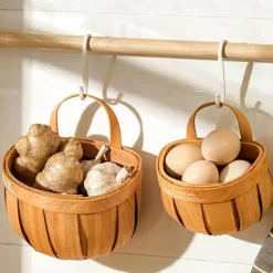 Boho Rattan Wandkorb – Stilvolles Aufbewahrungsdekor