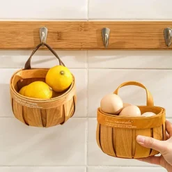 Boho Rattan Wandkorb – Stilvolles Aufbewahrungsdekor