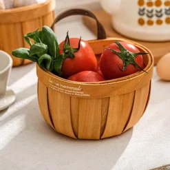 Boho Rattan Wandkorb – Stilvolles Aufbewahrungsdekor