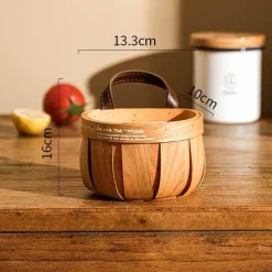 Boho Rattan Wandkorb – Stilvolles Aufbewahrungsdekor