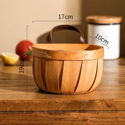 Boho Rattan Wandkorb – Stilvolles Aufbewahrungsdekor