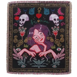 Boho Schlangenmuster Sofadecke - Gobelin Dekor Bezug